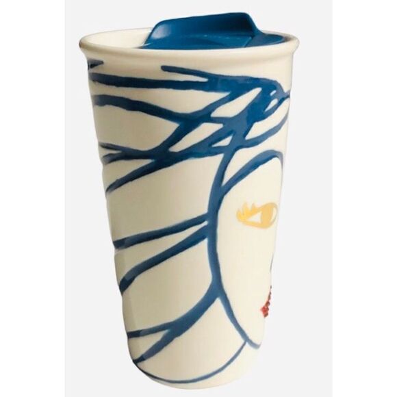 Starbucks 2016 Crowned Siren Anniversary Collection Swarovski Crystal Lips Kitch - Picture 3 of 10